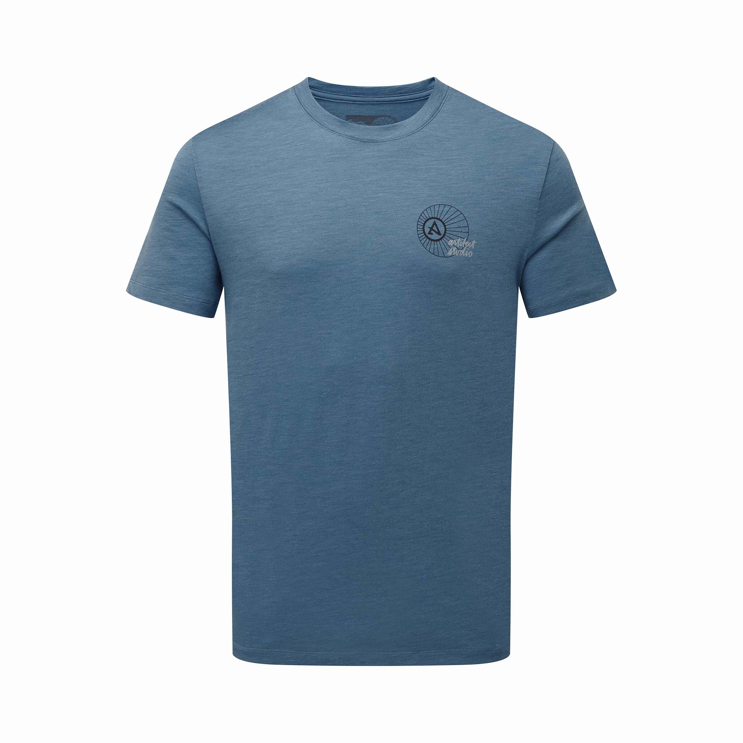 Magcomsen: Blue Casual T-Shirts now at $18.98+