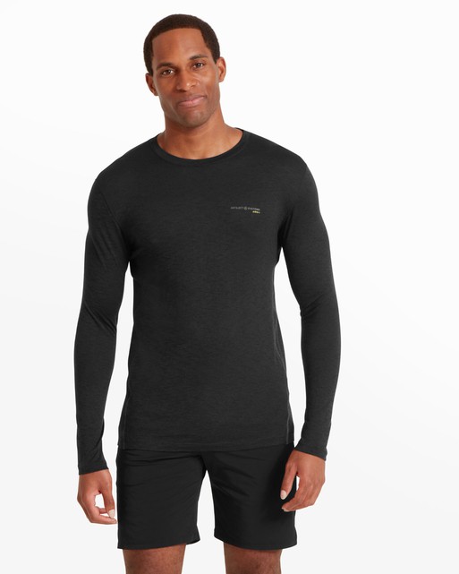 M-Sprint Long Sleeve Black Men's Clothing